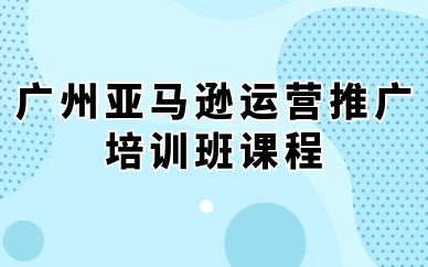 廣州亞馬遜運(yùn)營(yíng)推廣培訓(xùn)班課程